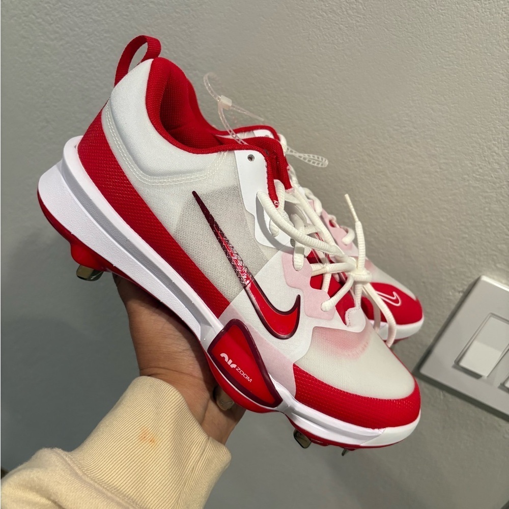 Nike Force Zoom Trout 9 Pro Metal Baseball Cleats FB2907-104 Men’s Size 7.5 NWOT